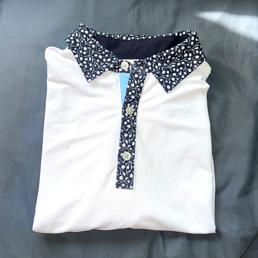 FootJoy Floral Collar Golf Polo